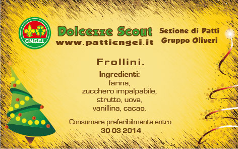 Dolcezze Scout - Buon Natale - 2013_Retro